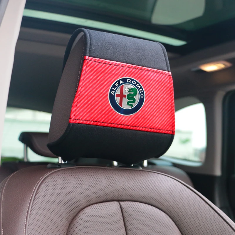 Новинка чехол на подголовник автомобиля с карманом для телефона подходит alfa romeo