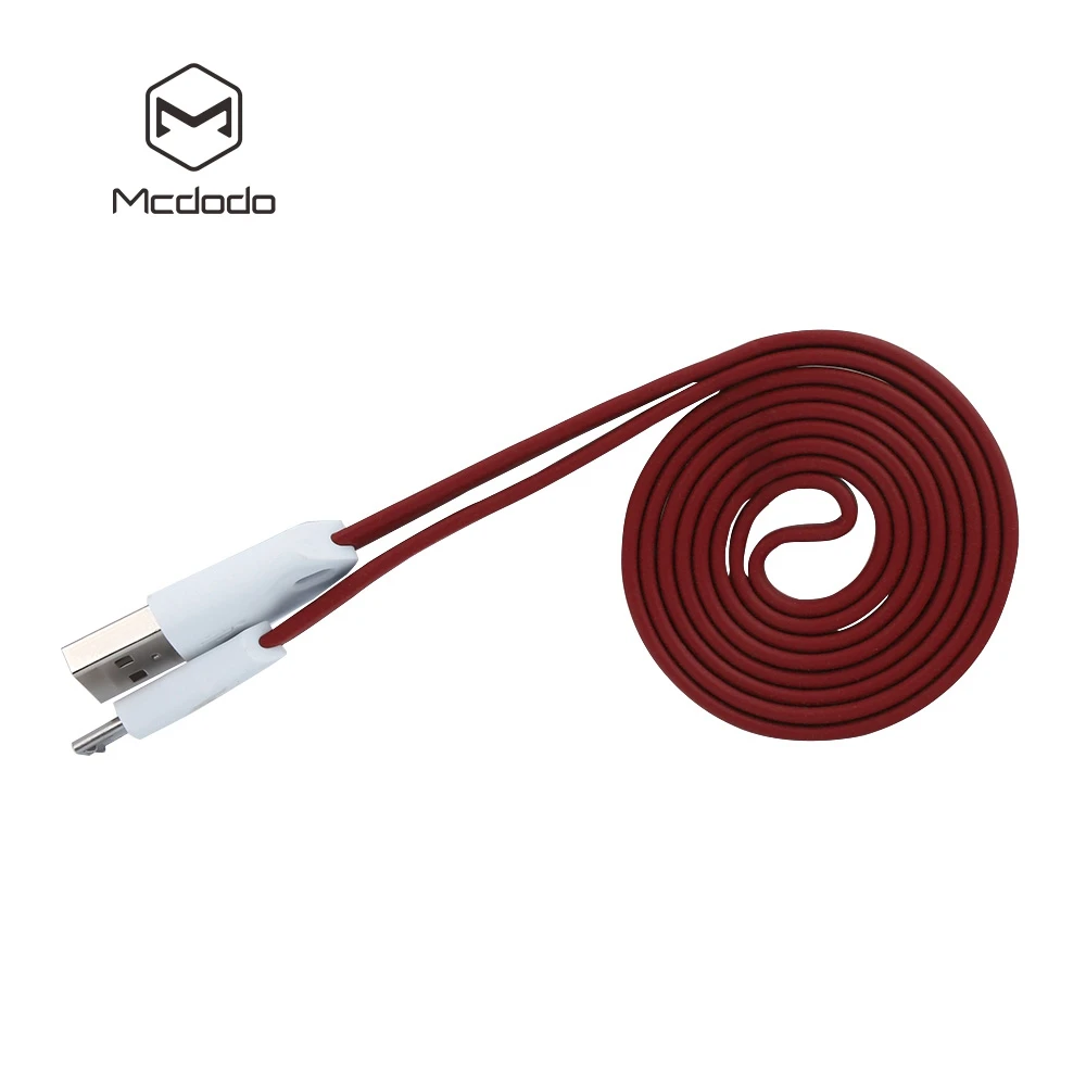 Mcdodo анти-твист микро USB кабель-лапша передачи данных синхронизации зарядный шнур 1 м