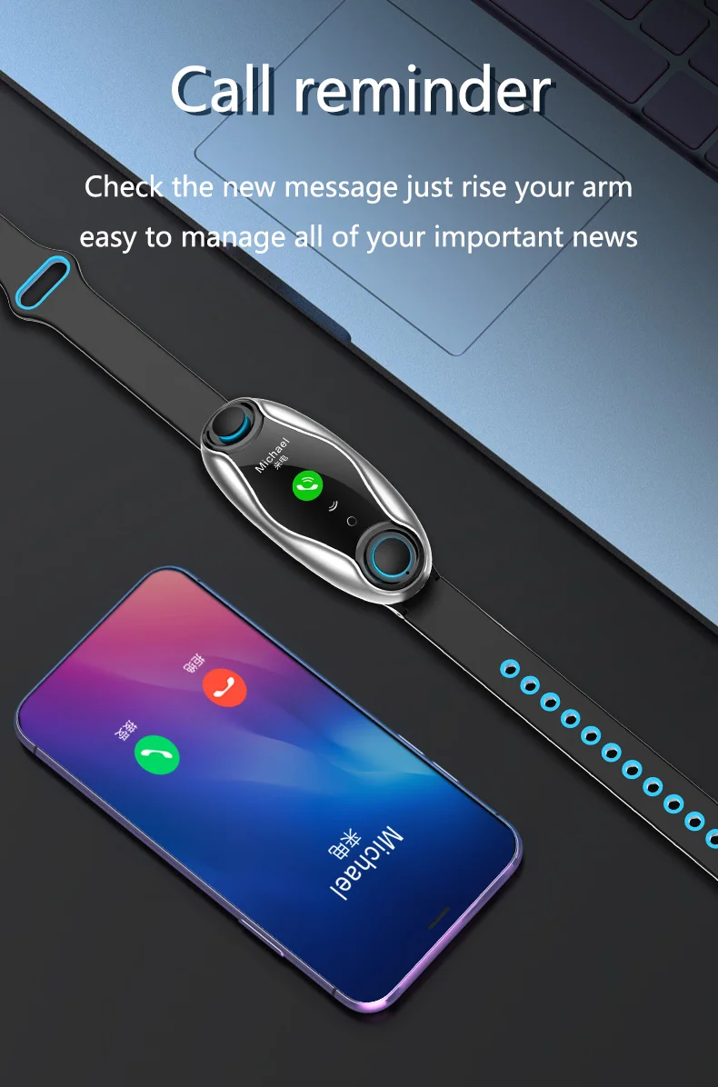 Смарт-часы LEMFO LT04, Bluetooth наушники с пульсометром, фитнес-трекер, кровяное давление, BT звонки, умные часы для IOS, Android Phone