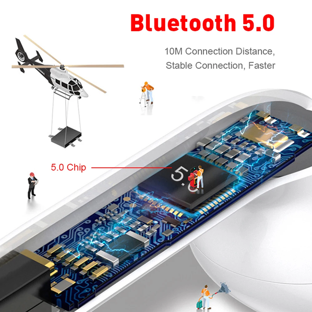 Upgrade i9000 Wireless Headphones Change Name TWS Detection Smart Sensor i500 GPS Bluetooth 5.0 Stereo Earphones Earbuds Air 2