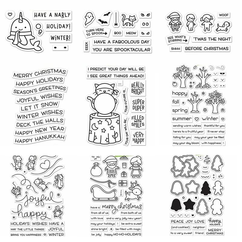 

Various Clear Stamps Kids Clear Transparent Silicones Stamps New 2019 For DIY Scrapbookings Cards Making
