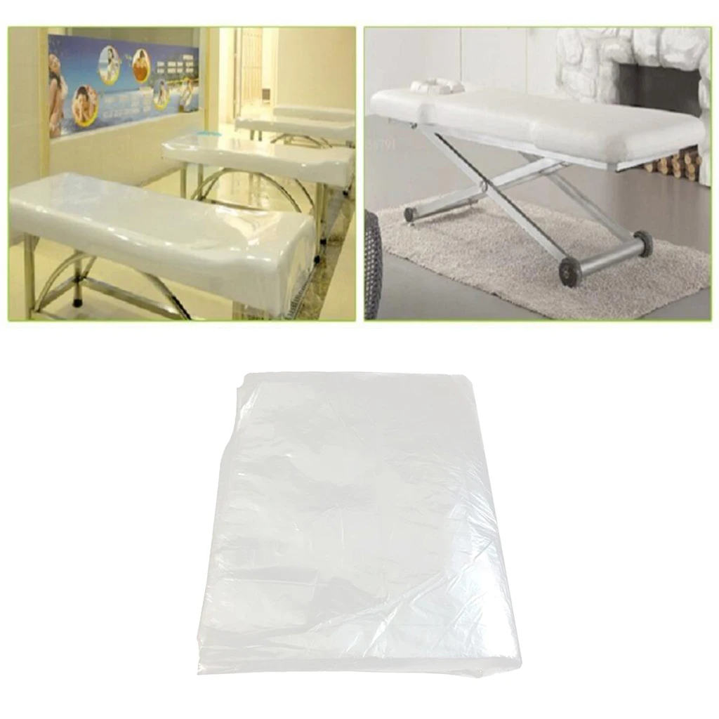 

90Pcs Plastic Bed Sheets Disposable Waterproof Massage Table Sheet Bed Sheets Cover