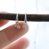 925 argent Sterling coréen brillant cristal boucles d'oreilles pour les femmes mignon petit étudiant bijoux accessoires petite amie cadeaux ► Photo 2/6