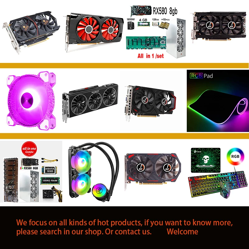 HUANANZHI Video Card gtx650 2gb gtx 1060 6gb gtx 760 1050 750 ti Game Graphics Card rx 560 550 gtx 650 2 gb gtx970 4gb RX580 8GB video card for pc