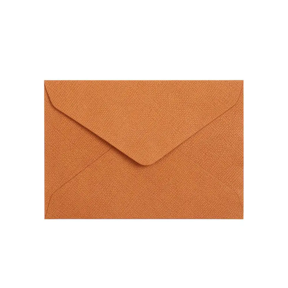 10 шт./компл. Ретро Цветной чистая крафт-бумага конверты вечерние конверт для приглашения специальности Бумага открытки на день рождения Подарочный конверт - Цвет: yellow