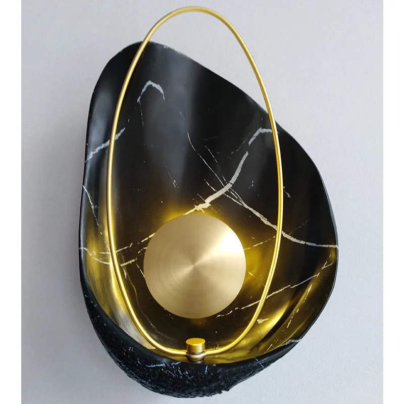 Nordic style modern and creative wall lamp, pearl-shaped wall lamp, hallway, night lamp, home decor lighting WJ120544