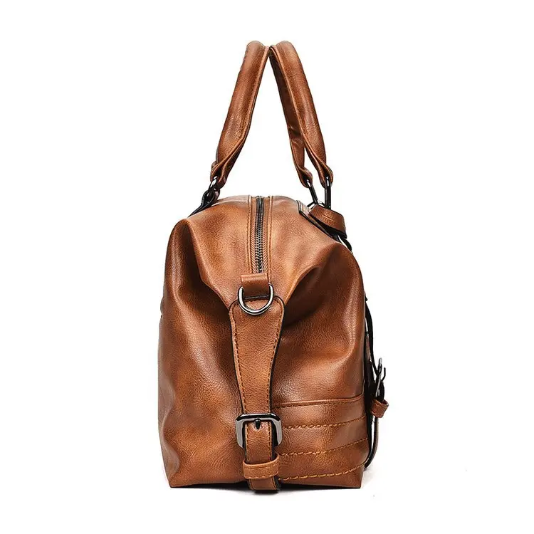 

2019 New Style WOMEN'S Bag Women's Retro Motorcycle Bag Simple Large Capacity Shoulder Bag/ Hand Bag Large Bag