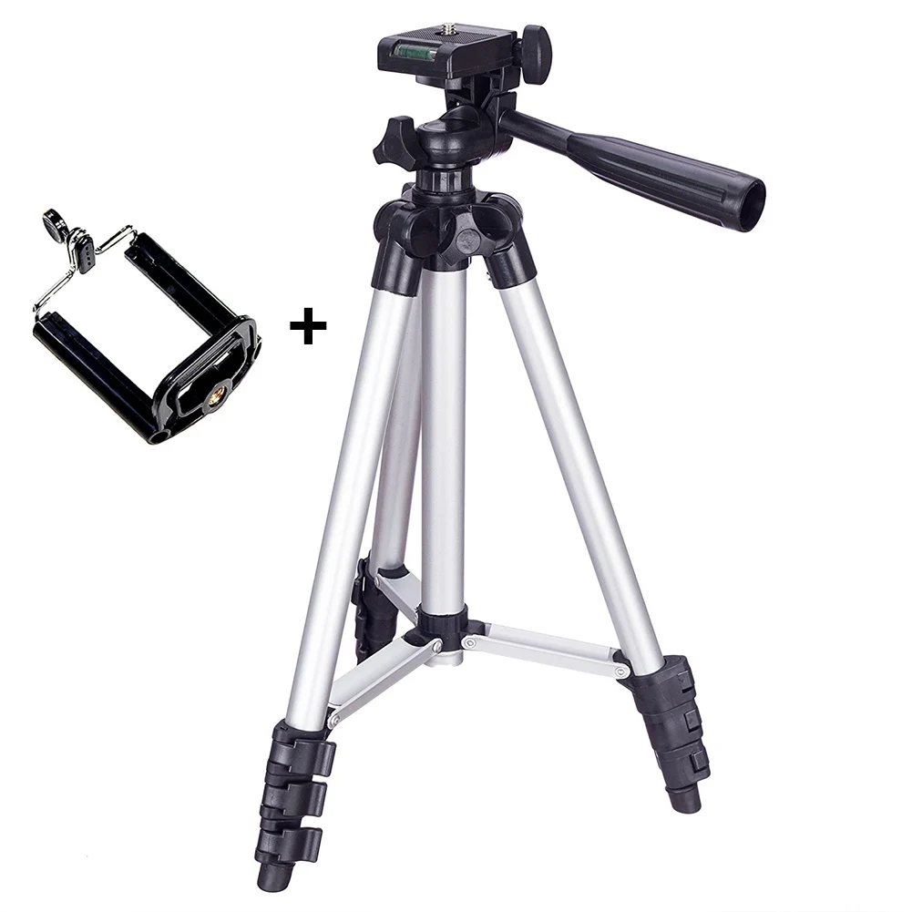 #*Cheap Tripod Mount Stand Set With Phone Holder Clip For Smartphone Telescopes Digital Go Pro Camera OUJ99