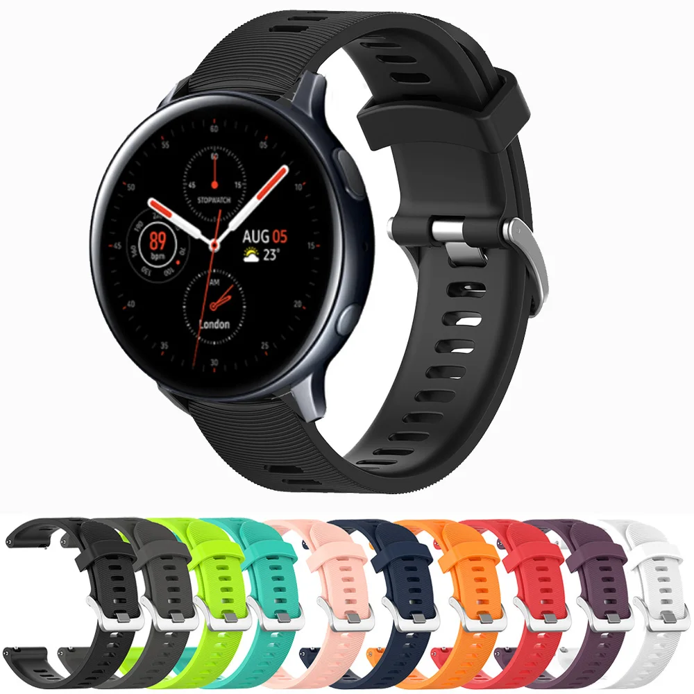 Для samsung galaxy watch Active 2 40 мм 44 мм gear s2 Sport 42 мм сменный ремешок для ремешка 20 мм браслет для часов Active2