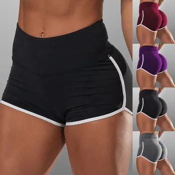 

New Summer Black Grey Sport Shorts Women Casual Shorts Workout Waistband Skinny Sexy Short S-3XL Drop Shipping