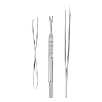 

3 Pcs Pet Hair Cleaning Tools Portable Practical Durable Pet Bug-removing Tweezers for DIY Pet Cleaning