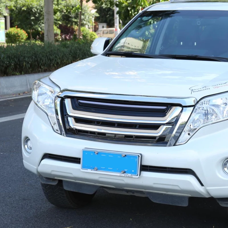 Карманго для Toyota Land Cruiser Prado автомобиля Передняя средняя сетка решетки в сборе рамка Крышка отделка внешние части