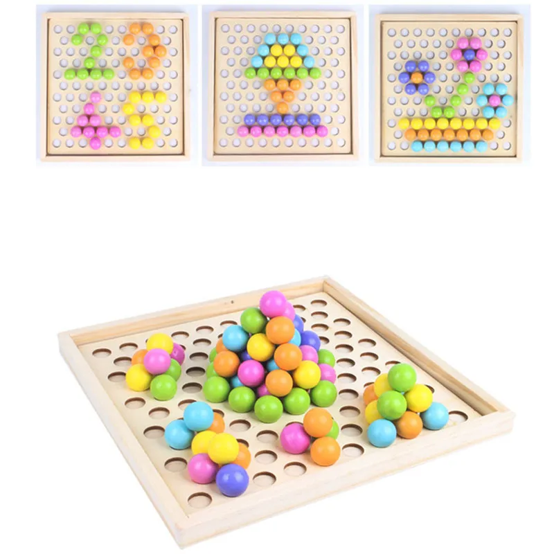 Children's educational toys Sorting Toys for Toddlers Matching Game Color Sorting Preschool Learning Toys juguetes #4O21 (12)