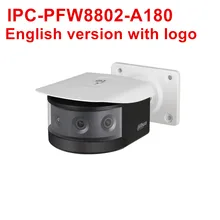 2MP POE+ сетевая камера IPC-PFW8802-A180 4x2 Мп мульти-сенсор IR 30m SD слот для карт H.265 H.264 cctv безопасности Пуля IP камера