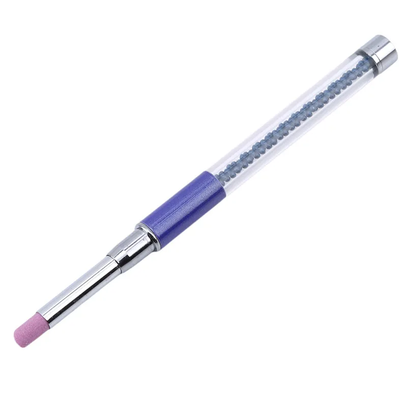 royal blue 10 видов стилей стразы, кисти для ногтей, акриловый Гель-лак для наращивания, скульптура, порошковое покрытие, французские блестки, подкладка, ручка для рисования цветов - Color: royal blue