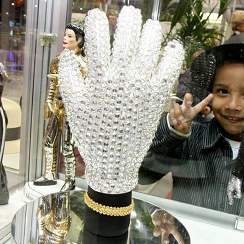 Details About Hand Made MJ Michael Jackson Billie Jean Single Side Shinning Rhinestone  Glove - AliExpress