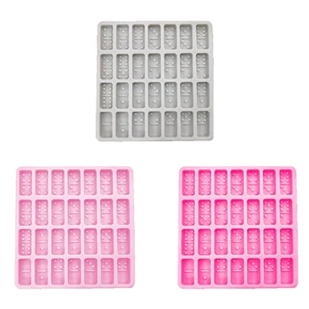 

Dominoes Silicone Epoxy Resin Mould Cake Mold Fondant Molds Cake Decorating Tools Chocolate Fondant Tools Soap Mold DIY