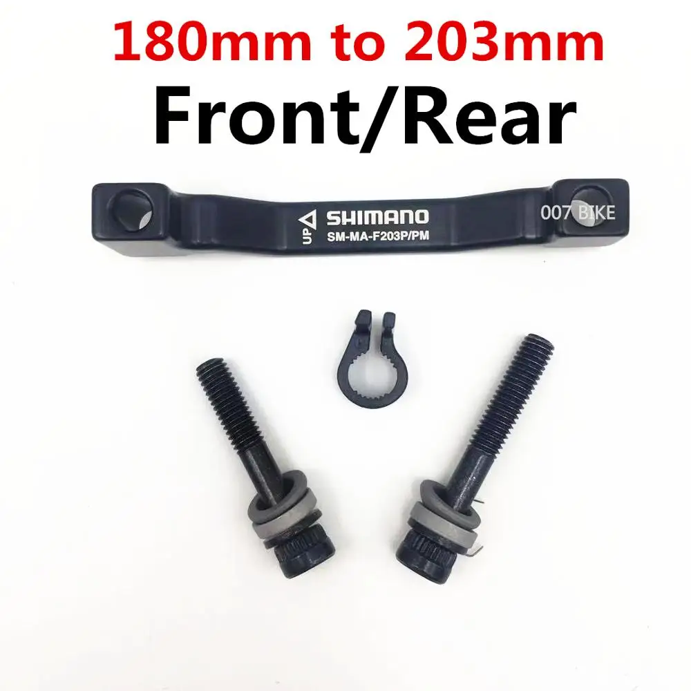 Оригинальный адаптер для тормозного ротора Shimano 180 мм 203 R180P/S R203P/S F180P/P F203P/P RT86 RT81
