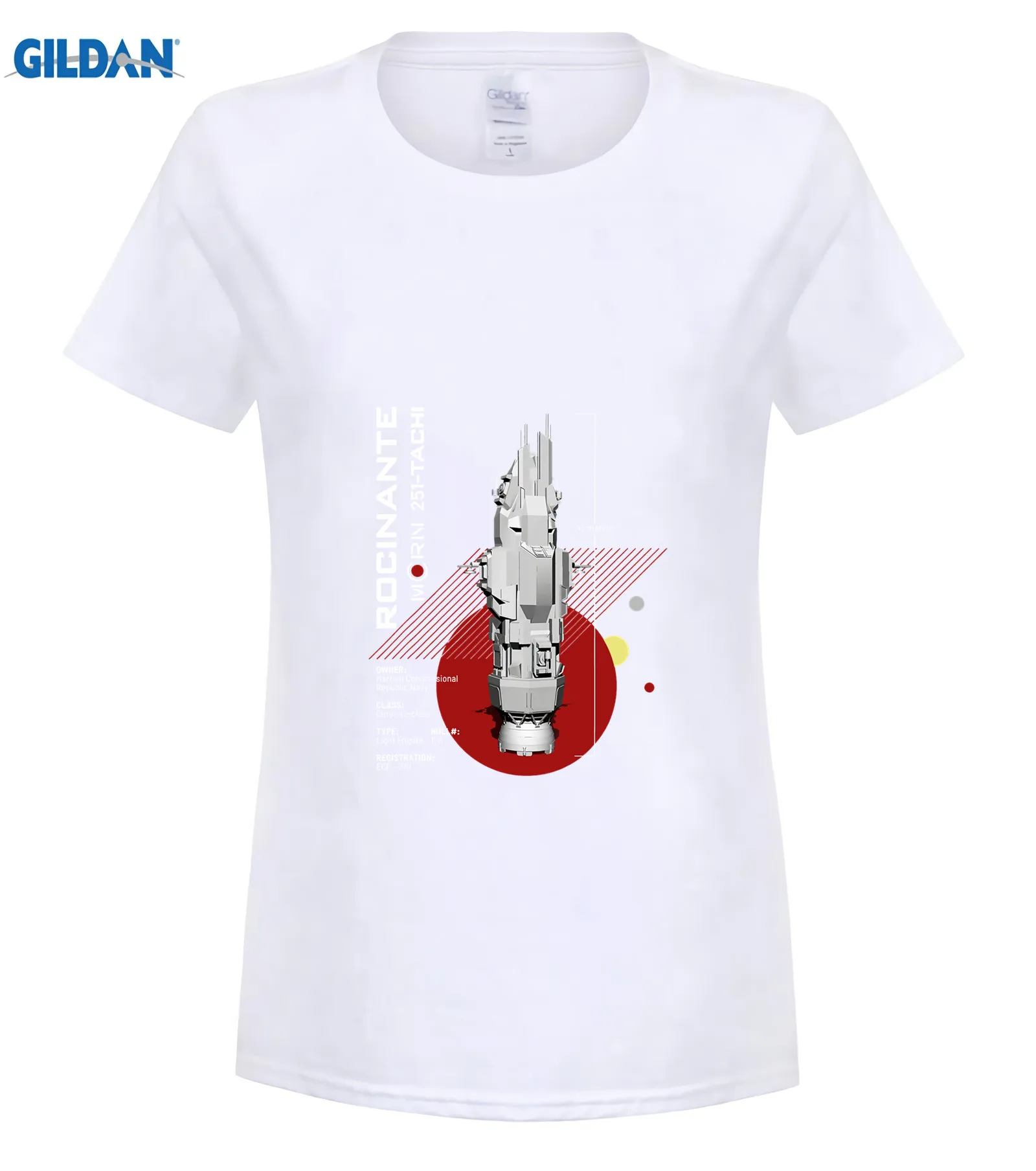 The Expanse Rocinante shipping Летняя мужская футболка с коротким рукавом - Цвет: women white