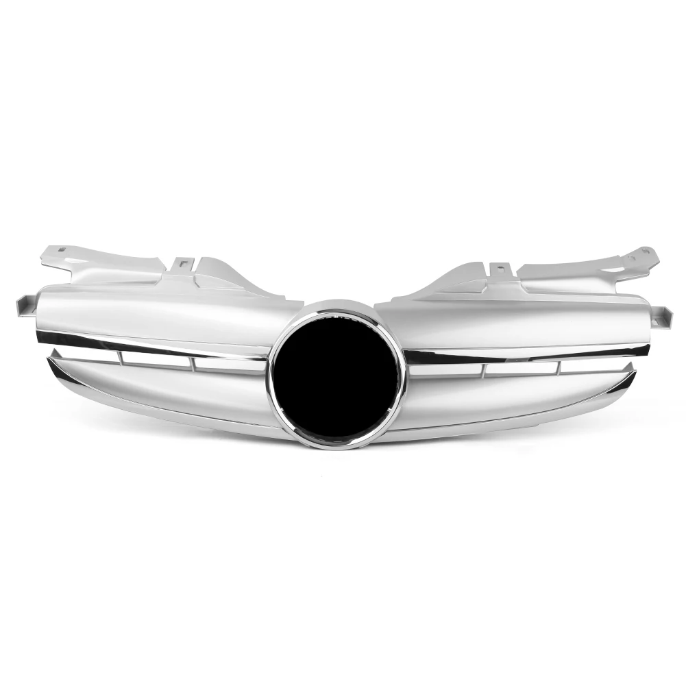 2 Pin автомобиля Передняя решетка верхней AMG гриль для Mercedes Benz R170 W170 slk-класс 1998 1999 2000 2001 2002 2003 2004 Chrome