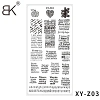 1pc Anger Nail Templates Stamping Plate Design butterfly leaf flower Stamp Nail Art Tools Stainless Steel Templates Plates#Image 2