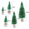 6.5cm to 16cm Small Decorated Christmas Tree Fake Pine Tree Mini Artificial Christmas Tree Santa Snow Home Decoration ► Photo 3/6