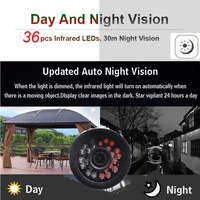 JIENUO AHD caméra de Surveillance de sécurité 720P 1080P 4MP 5MP analogique infrarouge Vision nocturne CCTV extérieur étanche 2mp Hd maison Cam 2