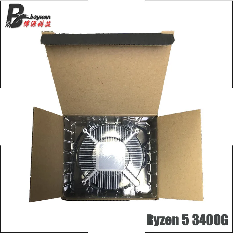 Процессор AMD Ryzen 5 3400G R5 3400G 3,7 GHz четырехъядерный Восьмиядерный процессор 65W cpu L3 = 4M YD3400C5M4MFH Socket AM4 и есть вентилятор
