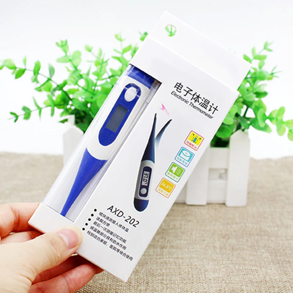 

Portable Waterproof High Definition Digital Display Soft Rubber Probe Electric Oral Thermometer