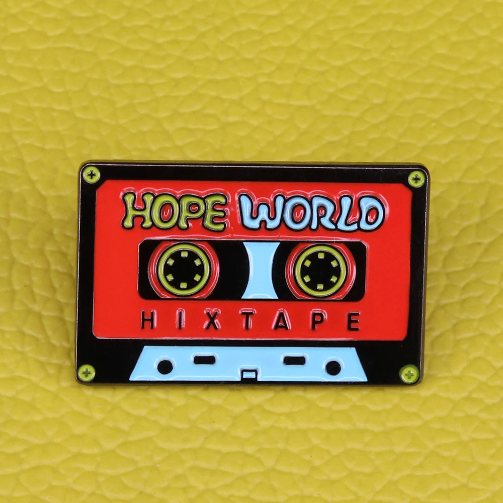 Брошь с надписью Hope World Hixtape музыкальный альбом художественный значок