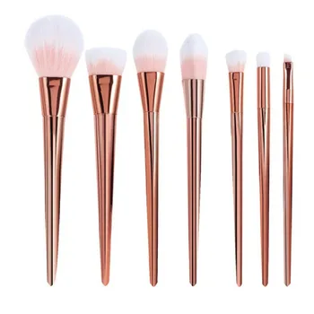 

7pcs Professional Gradient Makeup Brushes Set Foundation Powder Blush Eyeshadow Concealer Lip Eye Cosmetics For Make Up Tools