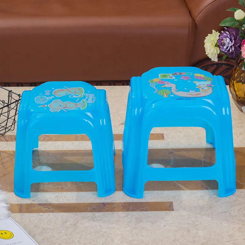 

Manufacturers Direct Selling Plastic Cartoon Printed CHILDREN'S Stool Bathroom Stool Environmentally Friendly Stool Children Sto