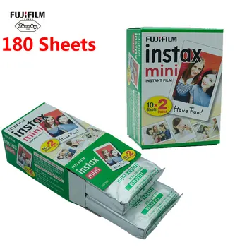 

Original 100 180 Sheets Fujifilm Instax Mini Film For FUJI Instant Photo Camera Mini 9 Mini 8 7s 70 90 Film Photo Album Frame