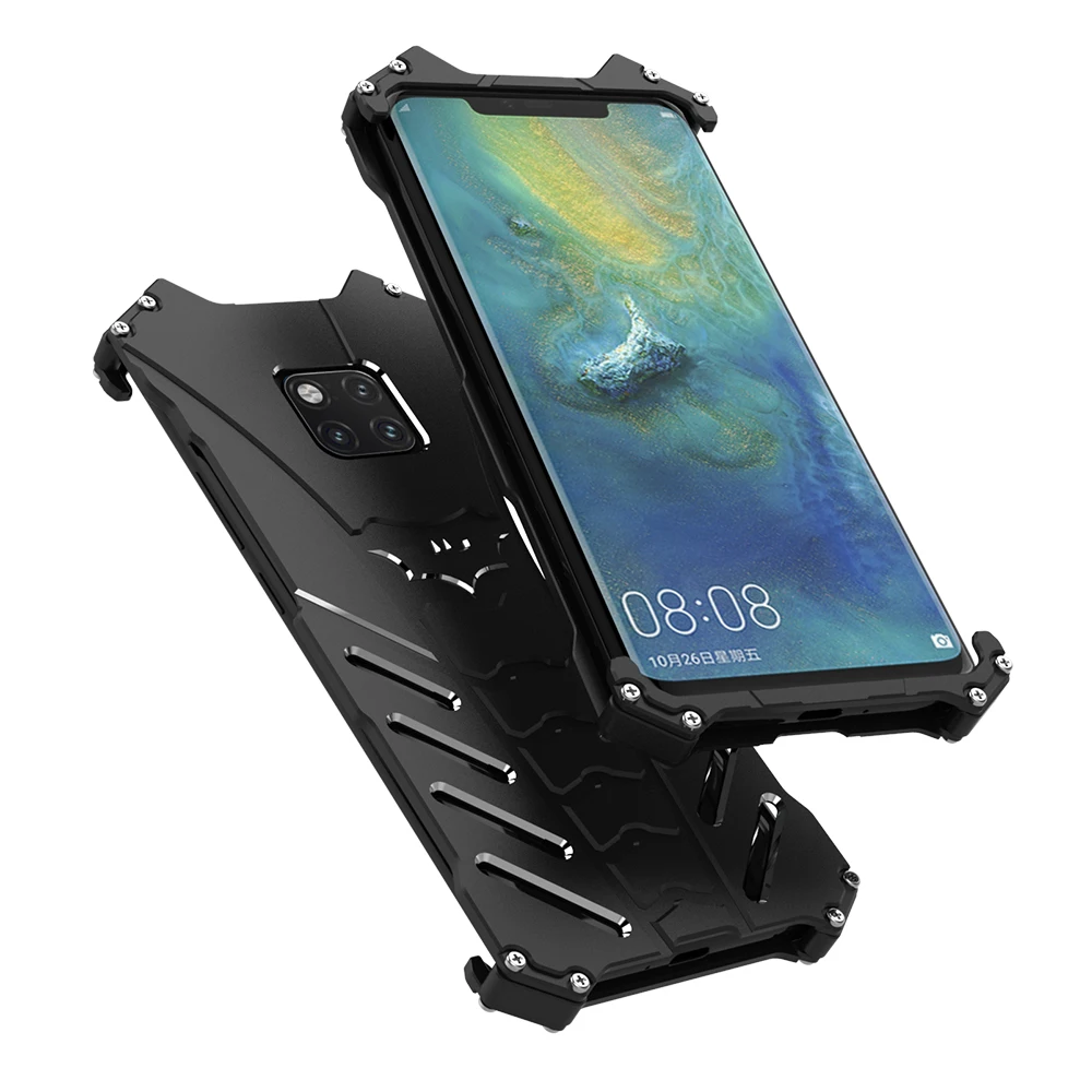 Для huawei mate 20X5G 30 Pro 10 9 8 7 P30 P20 Lite P10 P9 Plus чехол Роскошный бампер 360 металлический