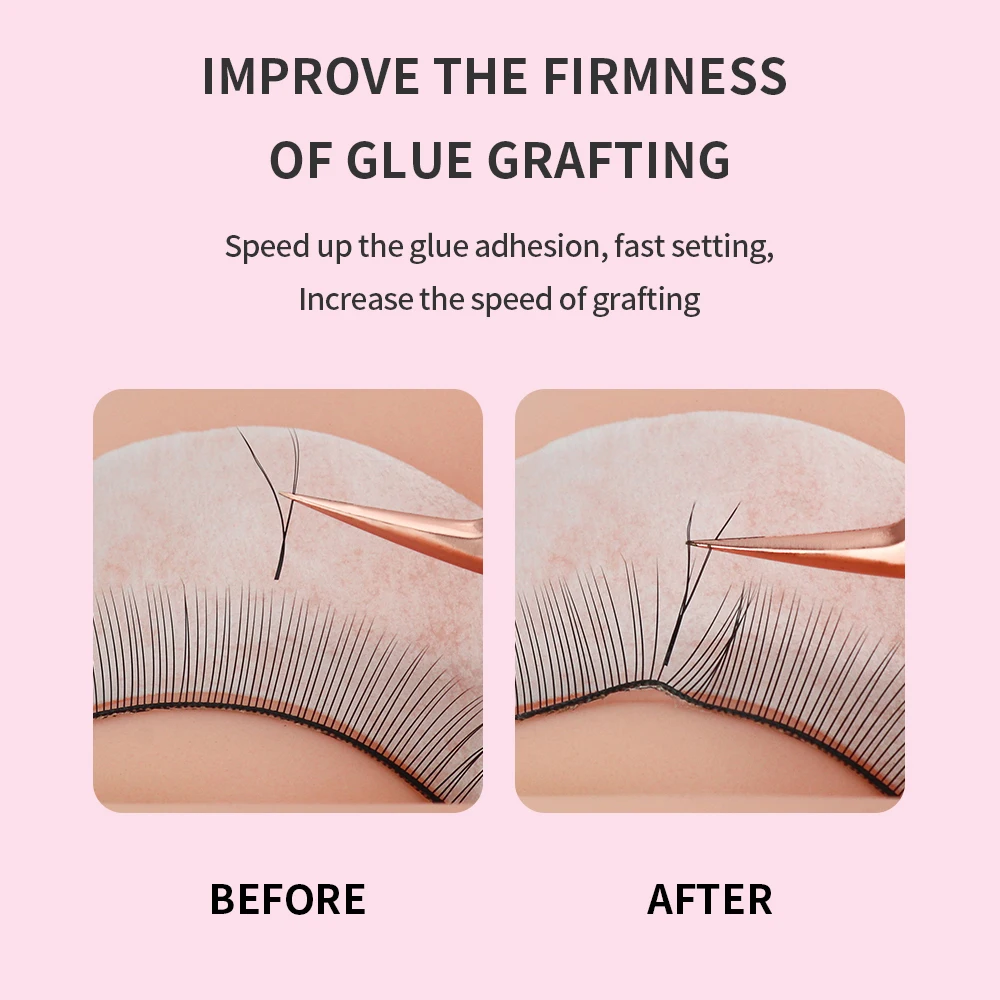 GLAMLASH 10ml/15ml Super Bonder fixing agent for Eyelash Extensions Primer for Lashes Glue Help adhesive for Eyelash 6