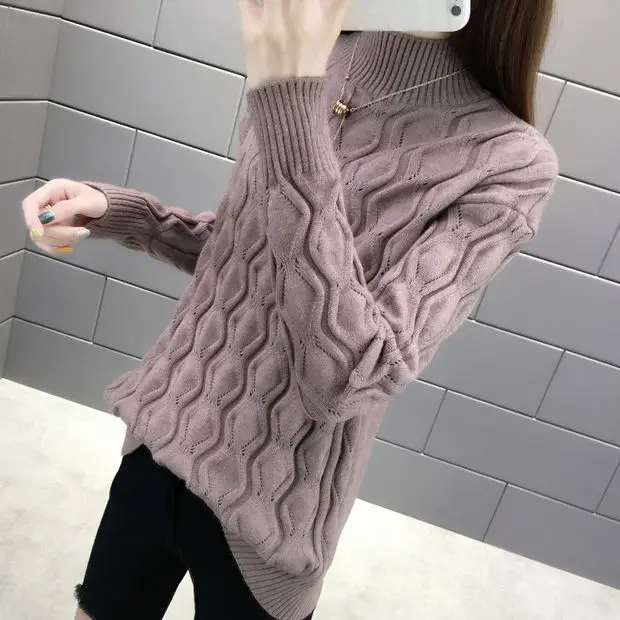 Blusas De Inverno Feminina 9335 женский пуловер с бриллиантовым блоком свитер осень-зима 44-2/F, 4 ряда, 3 полки