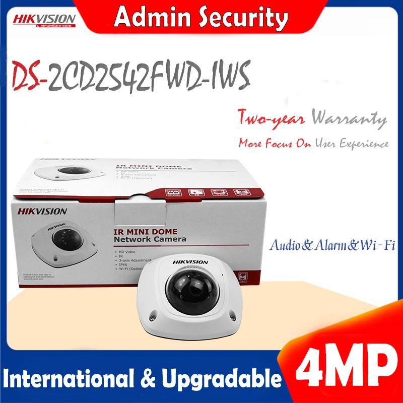 Hikvision DS-2CD2542FWD-IWS английская версия корпус ip-камера Wi-Fi купольная камера POE безопасности Лифт сигнализация HD CCTV веб-камера