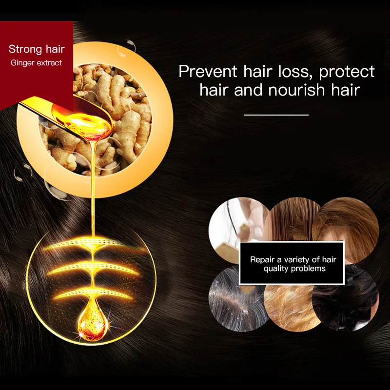 Имбирная краска для волос мягкая не раздражающая черная безопасная практичная