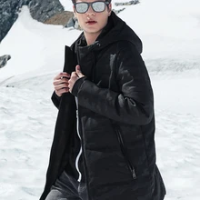 BOSIDENG пуховик средней длины мужское зимнее с капюшоном холодостойкое и утолщенное модное пальто B80141005