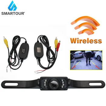 

smartour Universal Wireless Car Reverse Camera Backup Parking Camera Best 2.4G Waterproof Night Vision Rear View Camera