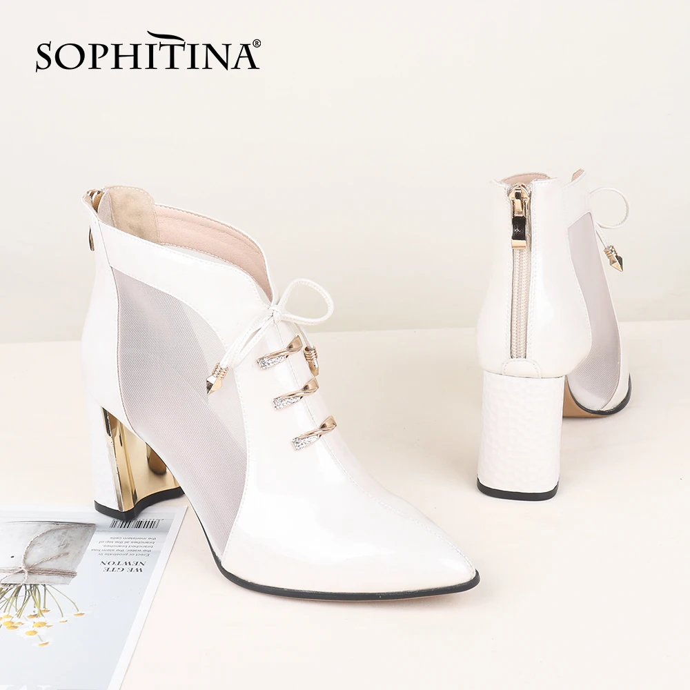 SOPHITINA/женские ботильоны Сезон лето осень Уличные ботинки из дышащей сетки