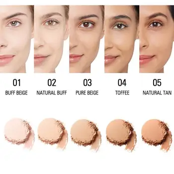 

30g Matte Soft Foundation Smooth Control Oil Waterproof Foundation Matte Soft Long-lasting Pressed Powder Makeup A2K1