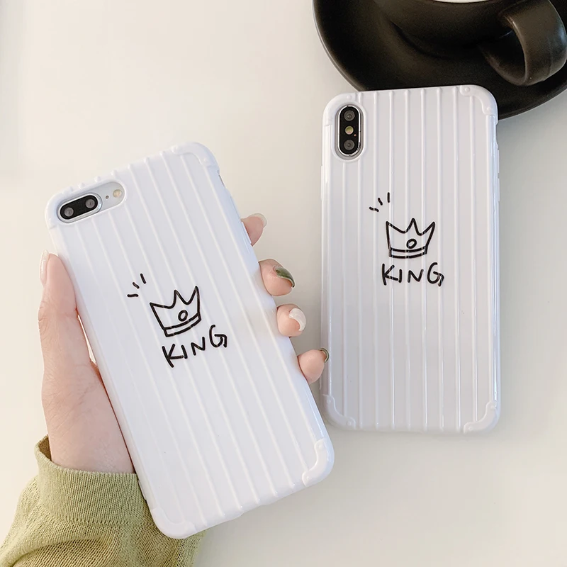 

Small crown king cases for Huawei P20 P30Lite Mate20 Pro 3D Striped soft TPU cover For Honor 9 10lite 20 Nova 3 4 5Pro 5i case