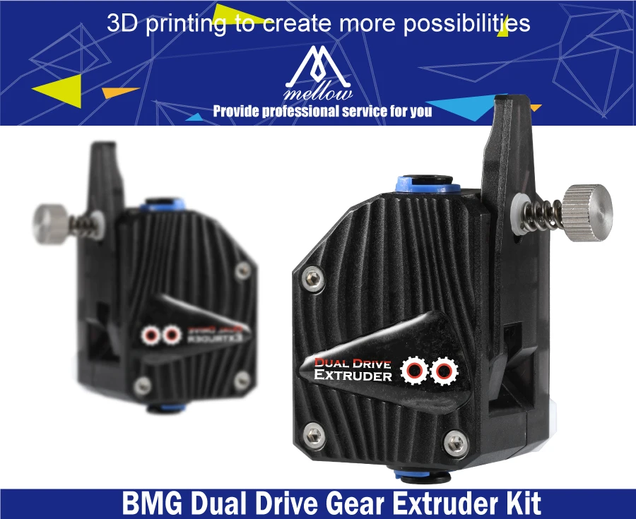 Mellow BMG экструдер клонированный Btech Bowden двойной привод экструдер для 3d принтера MK8 Anet a8 Cr-10 Prusa i3 mk3 Ender 3