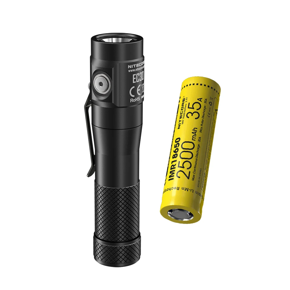 

NITECORE EC30 Tactical Flashlight CREE XHP35 HD max 1800 lumen beam throw 220 meter tactical torch Magnetic Tailcap light