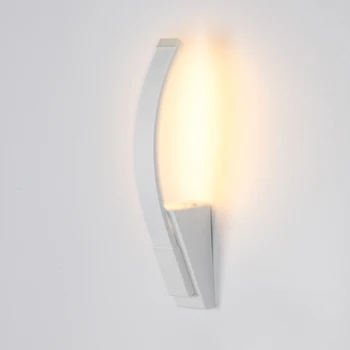 

Nordic Modern LED Wall Lamp 7W Minimalism Acrylic Light Bedside Lamp Arched Bedroom Living Room Home Decoration Wall Sconce