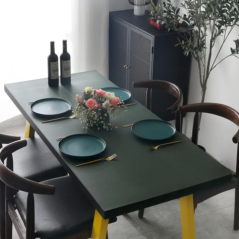 

Simple Modern Household Tablecloth Waterproof And Oil-proof Disposable Nordic Coffee Table Placemat Solid Color Table ClothLD237
