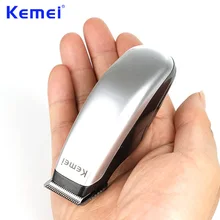 Kemei дизайн электрическая машинка для стрижки волос мини триммер для стрижки волос Машинка для стрижки бороды Парикмахерская Бритва для мужчин стильные инструменты KM-666