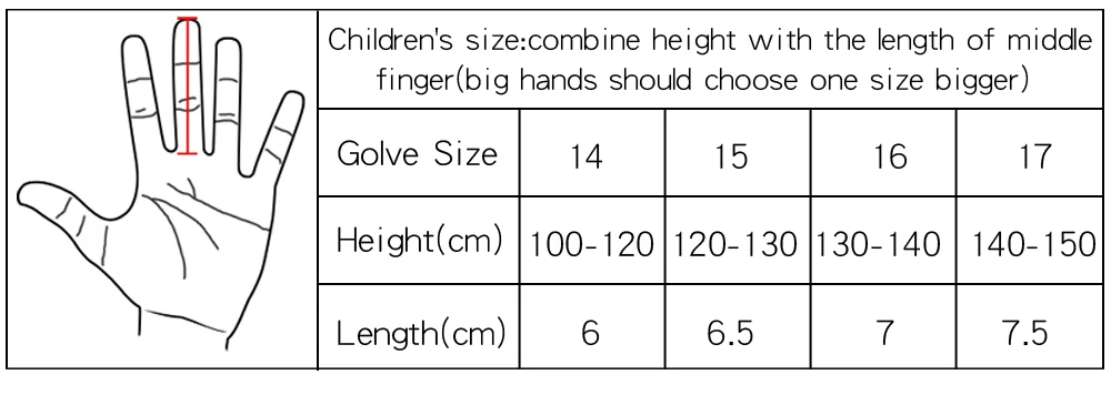 Children’s Left & Right Golf Gloves 3