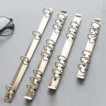 Высокое Качество переплета металлические зажимы серебряный зажим для бумаги с отрывными листами папка с файлом обруч DIY альбом круг кольцо для студента